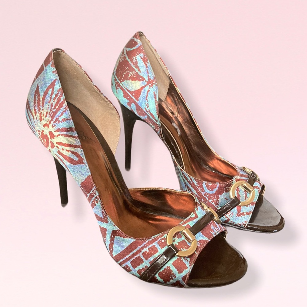Carlos by Carlos Santana open toe y2k heels